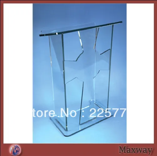 

plexiglass dais / Acrylic school Lectern / church rostrum plexiglass