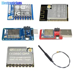 ESP8266 ESP-07 ESP-07S ESP32-S Serial to WIFI Bluetooth Expansion Board Wireless Module with 2.4GHz IPEX Antenna for Arduino