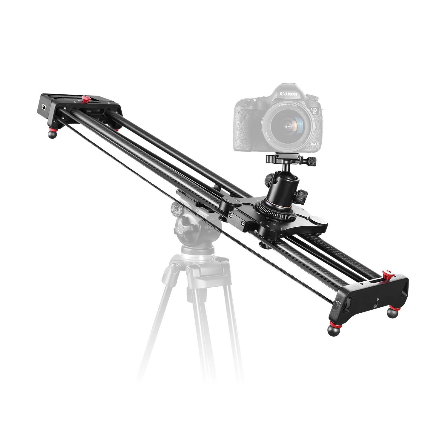 GVM-1.5D 80CM Professional Wireless Video Carbon Fiber Motorized Camera Slider Phone App Control