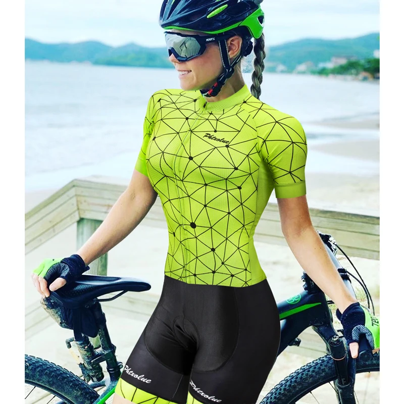 Phtxolue 2021 Cycling Set Women Cycling Clothing Wear Maillot Ciclismo Mountain Bike Bicycle Jerseys Set Kit