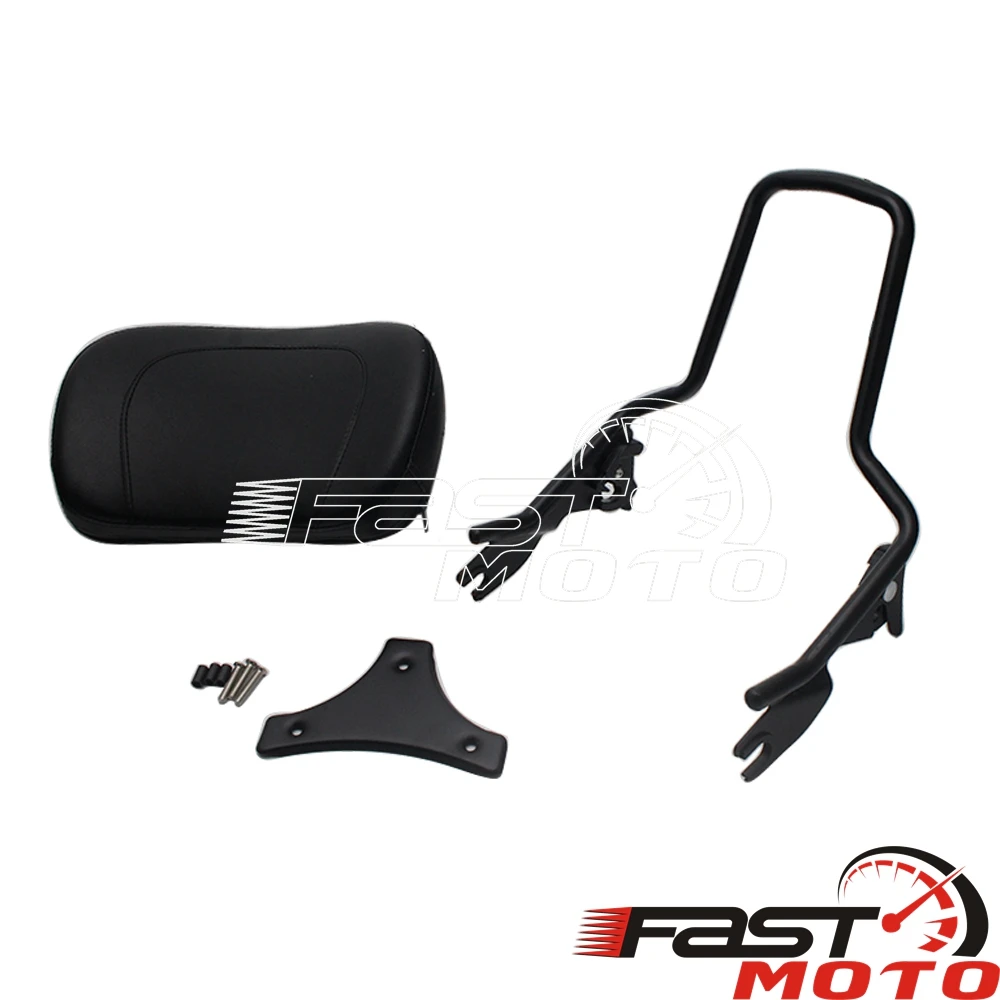 Motorcycle Detachable Backrest Sissy Bar Luggage Rack For Harley Road King Street Glide Special CVO FLHR FLHX FLHXS 2014-2019