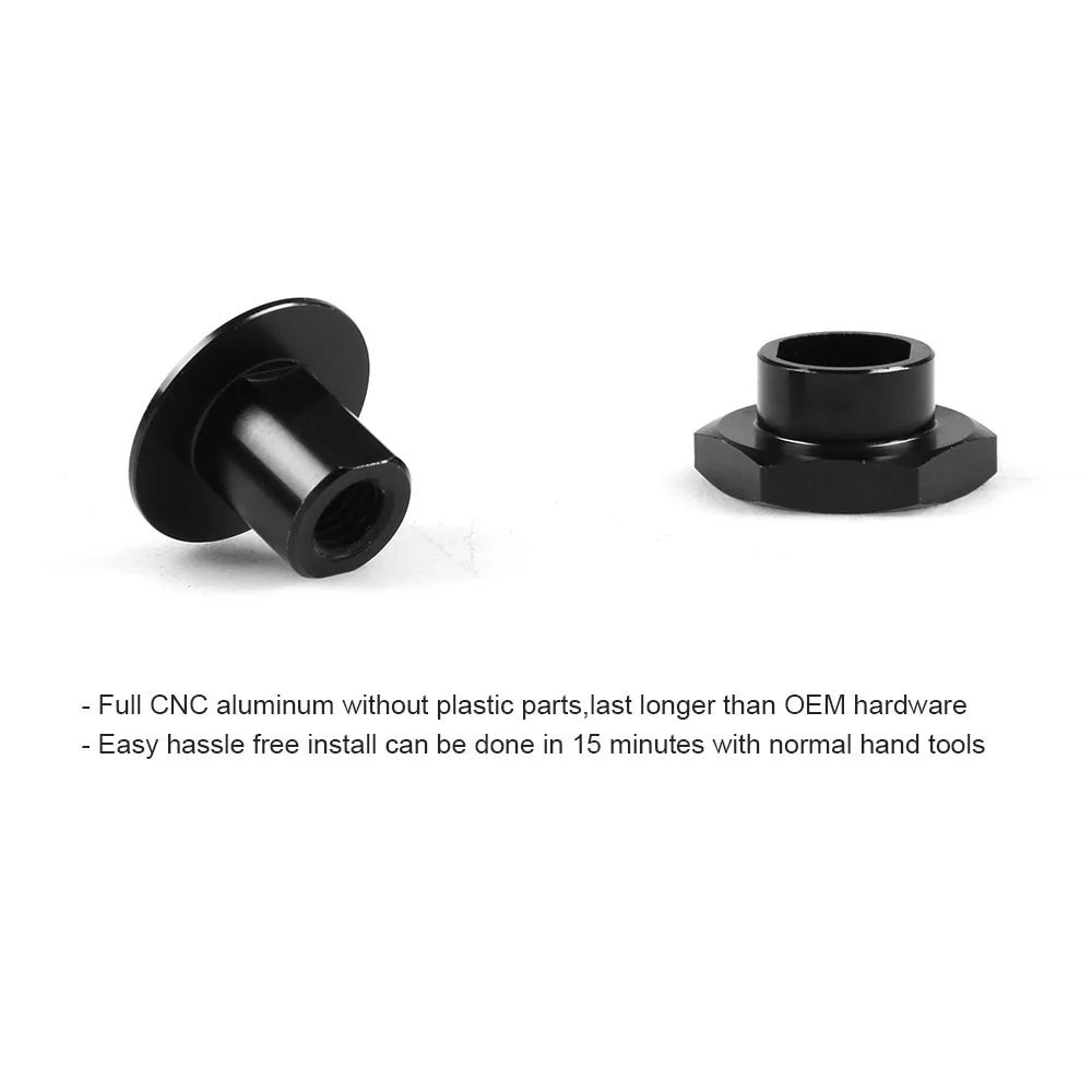 Aluminum Rear Glass Strut Hardware Complete Kit for Honda Civic 92-95 3Dr Hatchback EG6 CRV BX101754