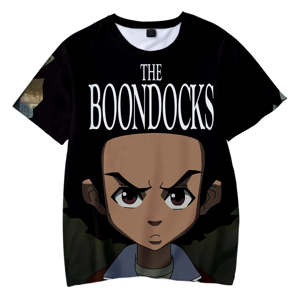 2021 New The Boondocks 3d T-shirt O-Neck Men\'s Tshirt Women Short Sleeve Casual Harajuku Streetshirt Unisex Oversized Clothes