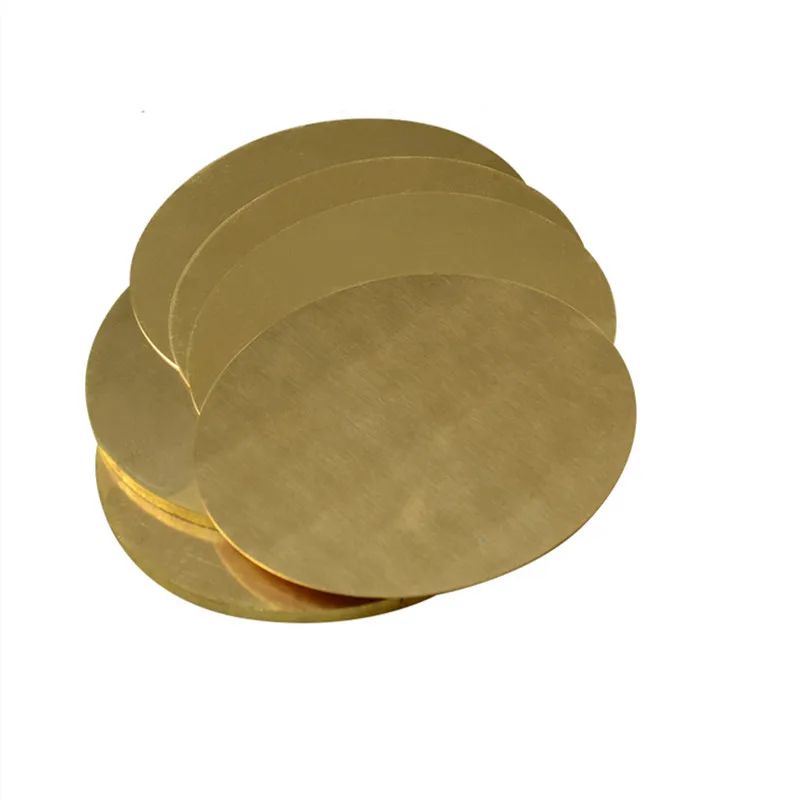 

Brass Disc Round Plate Sheet Dia. 50mm 100mm 150mm 200mm H62 Copper Sheet Plate