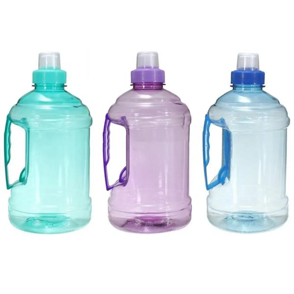 2L Sports Water Bottle PET Large Capacity Outdoor Sport Running Training Drink Water Bottle Cup Kettle Drinkware