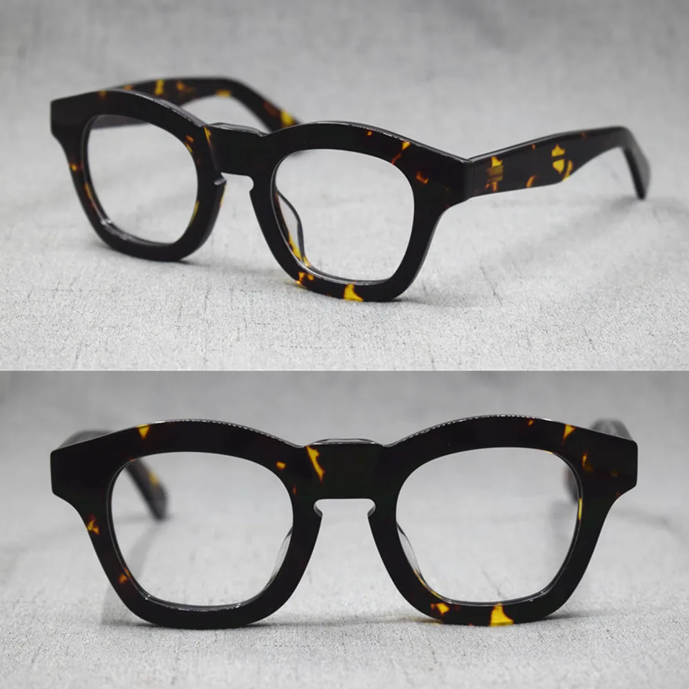 1960's Japan Handmade Italy Acetate Reading Glasses Full Rim Top Quality +50 +75 +100 +125 +150 +175 +200 +225 +250 +275 +300 +6