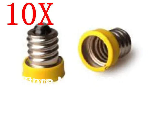 

10pcs E12 to E11 Lamp Holder Led Light Bulb Lamp Socket Adapter Free Shipping With Tracking No.