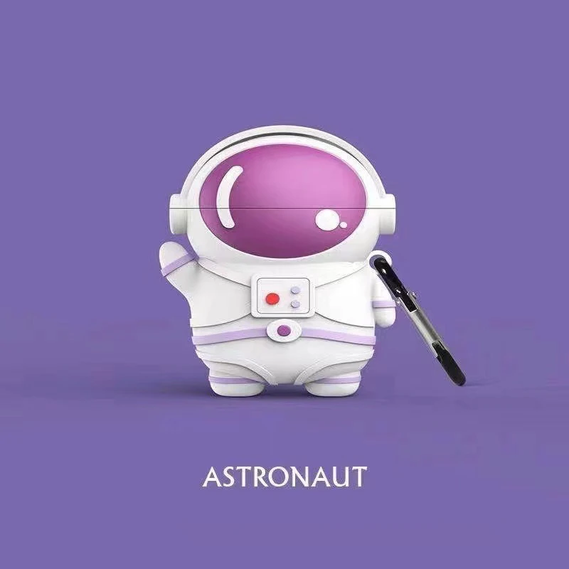 3D чехол для наушников с астронавтом для AirPods Pro 1 2 3, силиконовые Мультяшные космические наушники для Airpods Pro 2, чехол-коробка