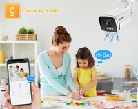 New 4K 8MP IP Camera Audio Outdoor POE H.265 Onvif Metal Bullet CCTV Home 4MP Color Night Vision Security Camera 2