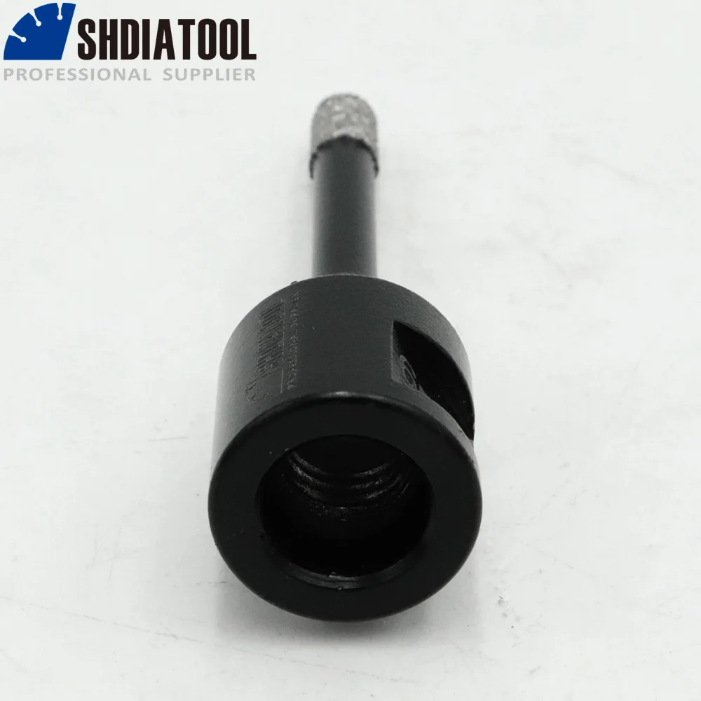 SHDIATOOL 2 قطعة M10 6 مللي متر فراغ صنع من النحاس الماس الحفر بت الحفر الجاف بت الأساسية للجرانيت الرخام بلاط السيراميك هول المنشار