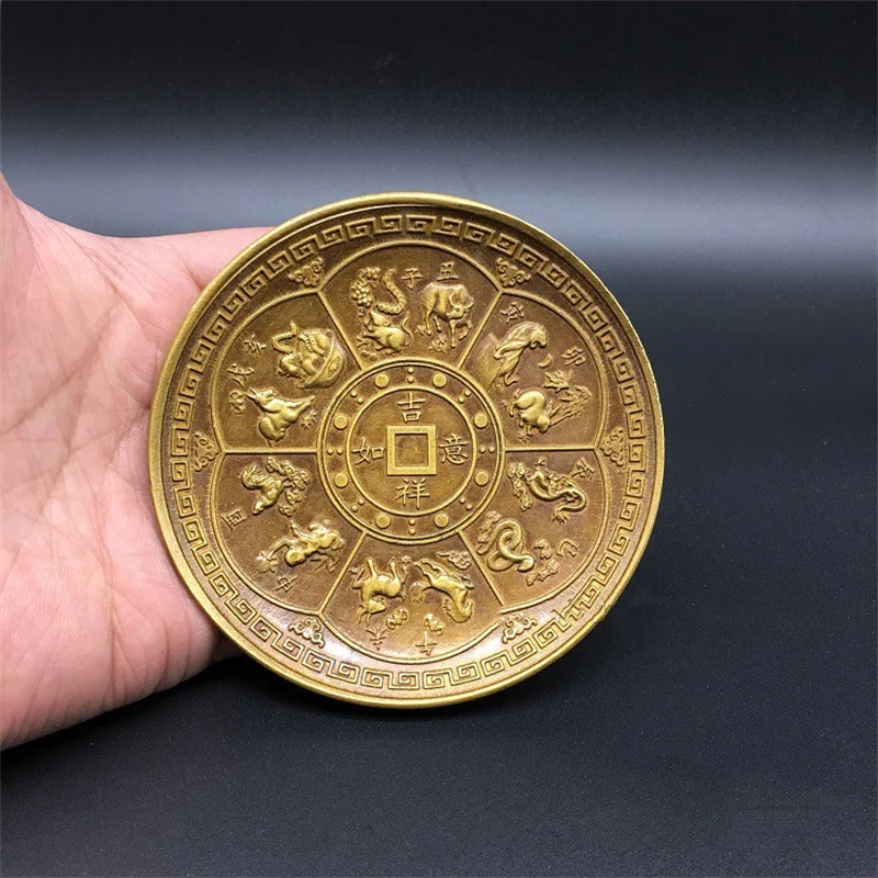 

bronze ware, Imperial use Chinese Zodiac bronze plates, good luck and happiness to you