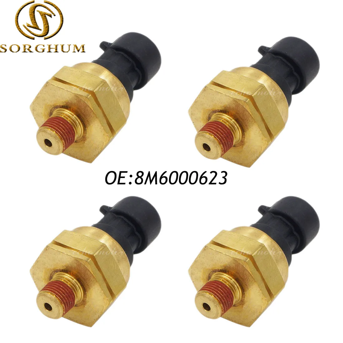 

4PCS 8M6000623 8M6000626 881879T11 Case For Mercury Marine Quicksilver Water Engine Pressure Sensor Original