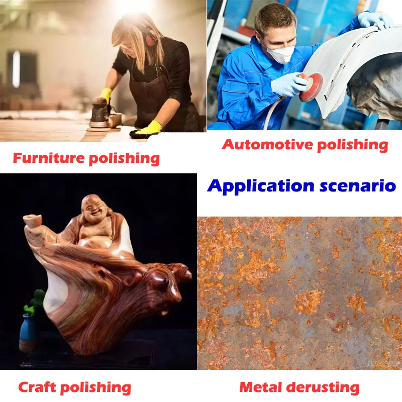 100pcs 1/2/3 Inch Sandpaper Round Shape Sanding Discs Abrasive Tool Parts Buffing Sheet Sandpaper Sander Polishing Pad