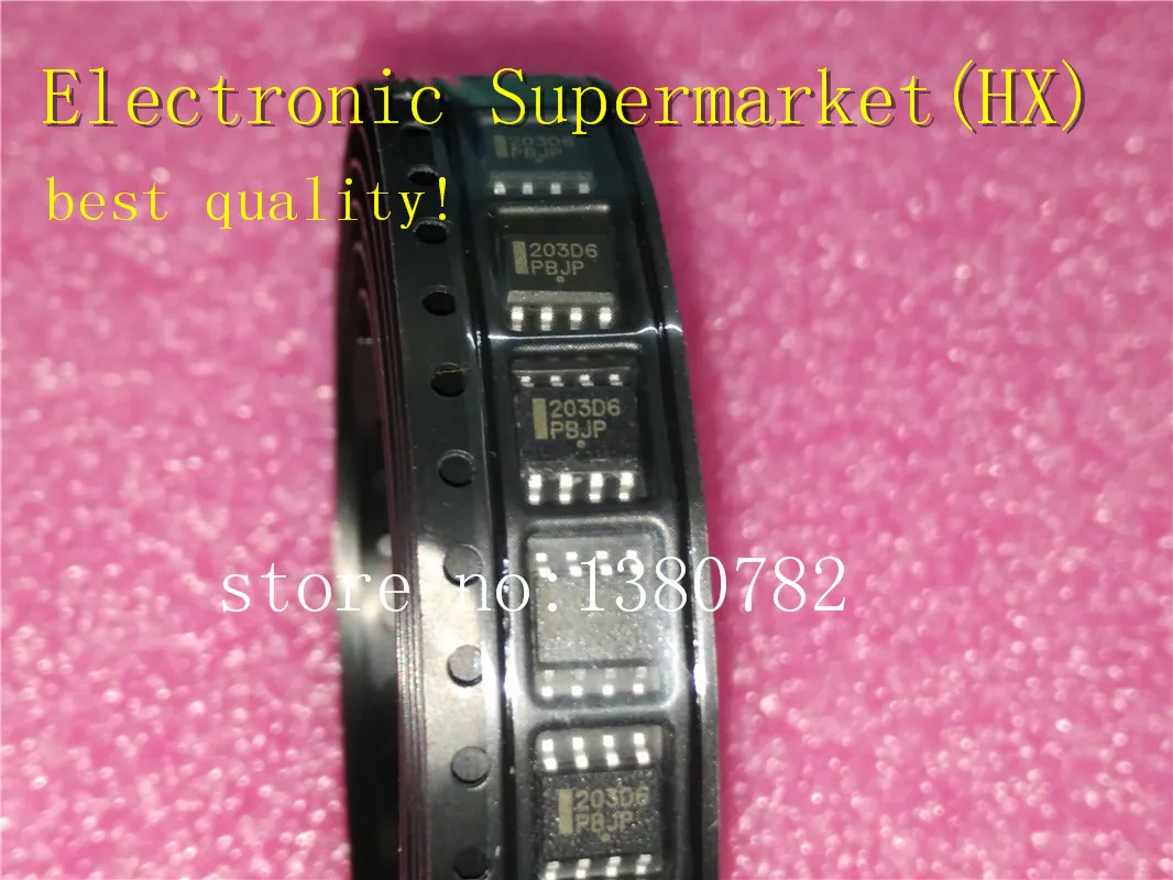 

Free Shipping 100pcs/lots 203D6 NCP1203D6 SOP-8 New original IC In stock!