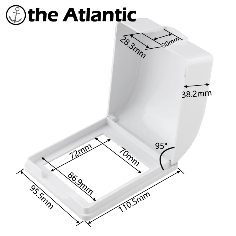 Scatola impermeabile Antipolvere Coperchio di Protezione Universale Presa A Muro Interruttore Piastra di Uscita Porta Campana Scatola 86 Tipo di Splashproof Box