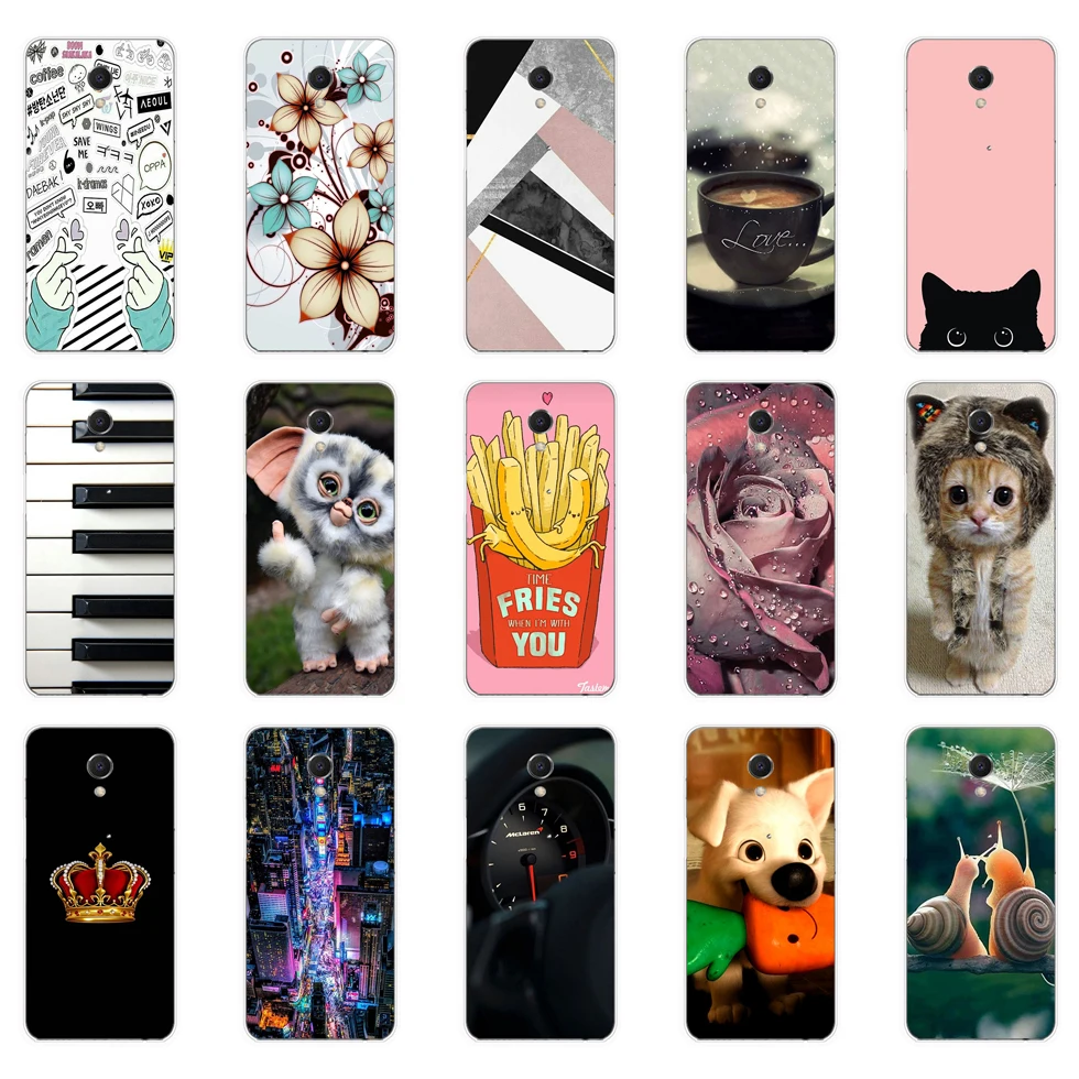 Case For Meizu M6s Cover Case Cute Tpu Soft Silicone housing Meilan S6 For Meizu M6 Note Back Cover 5.7 inch copa funny animal 7