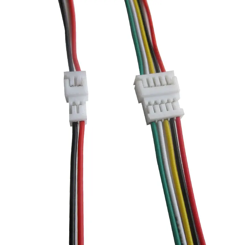 Conector de Cable macho y hembra JST 1,25, paso de 1,25mm, 2P, 3P, 4P, 5P, 6P, JST, 10CM de longitud