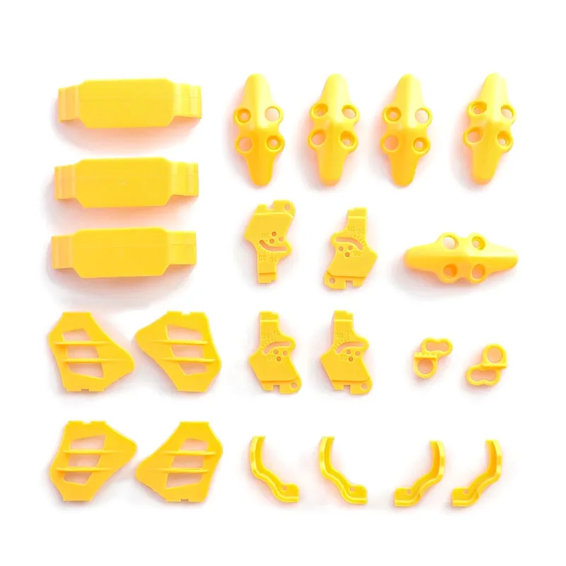 Diatone ROMA F5 DJI Injection Plastical Protector Suit kit Yellow and White for RC FPV Drone Quadcopter Replacement Accs Parts