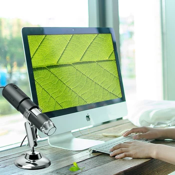 1000X WIFI Microscope Portable Wireless Digital 50X-1000x Times Zoom 8Led Magnifier Camera for Laptop Android IOS iPhone iPad