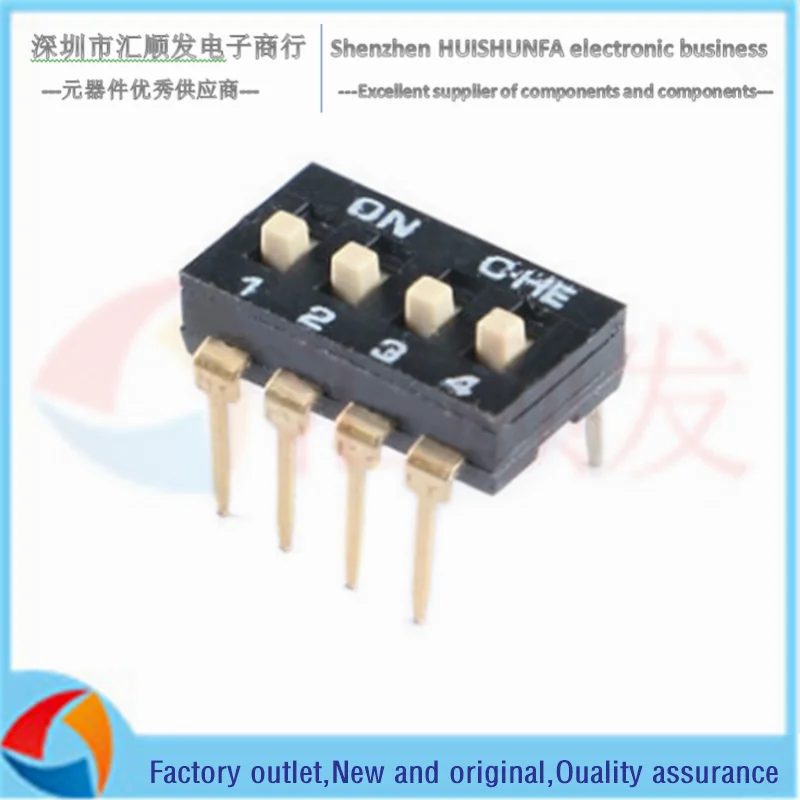 2PCS!!! 패치/인라인 DIP 스위치 2p 4p 6p 8p 토글/프로그래밍 스위치 블랙 피치 2.54MM