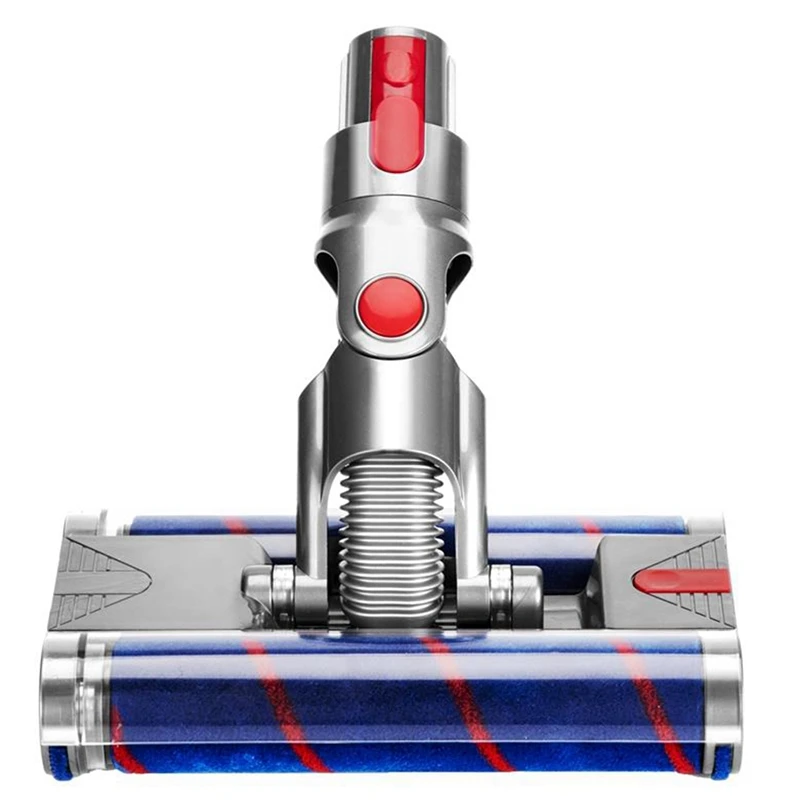 Double Soft Roller Head Quick Release Electric Floor Head For Dyson V15 Vacuum Cleaner Parts