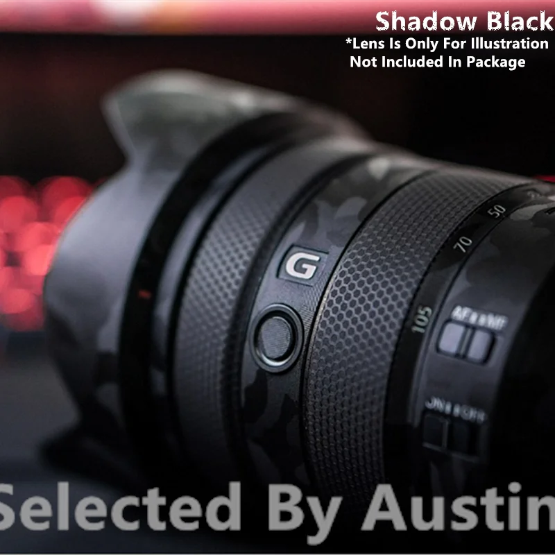 SEL24105G عدسة ملصق مائي لسوني FE 24-105 F4 حامي المضادة للخدش معطف التفاف الغلاف