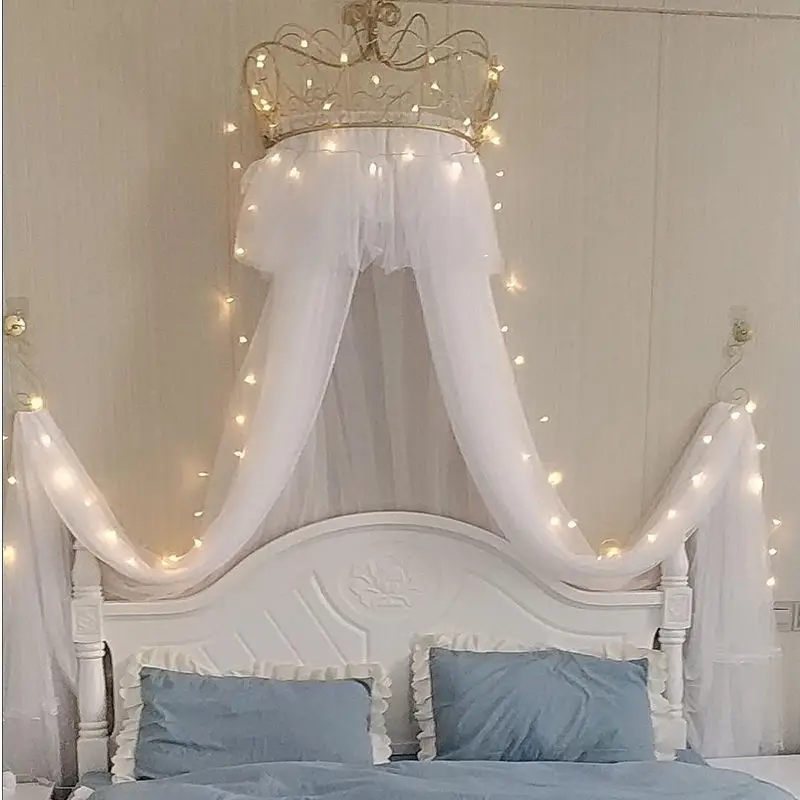 Bed curtain yarn European-style princess wind mosquito net one-in-one home decoration curtain screen