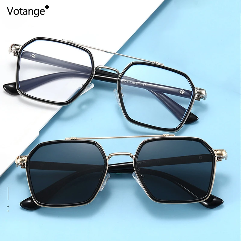 

2021 New Sunglasses Women Men Optical Eye Glasses Anti-blue Light Sun Glass Eyewear UV400 Flat Shading Oculos De Sol E153