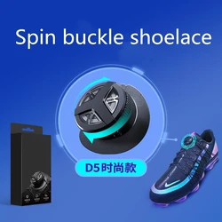 Outdoor Sport Rapid Shoelace Strong Durable Automatic Spin Buckle Anti-Off Convenience Hiking Climbing Cotton And Linen Shoelace