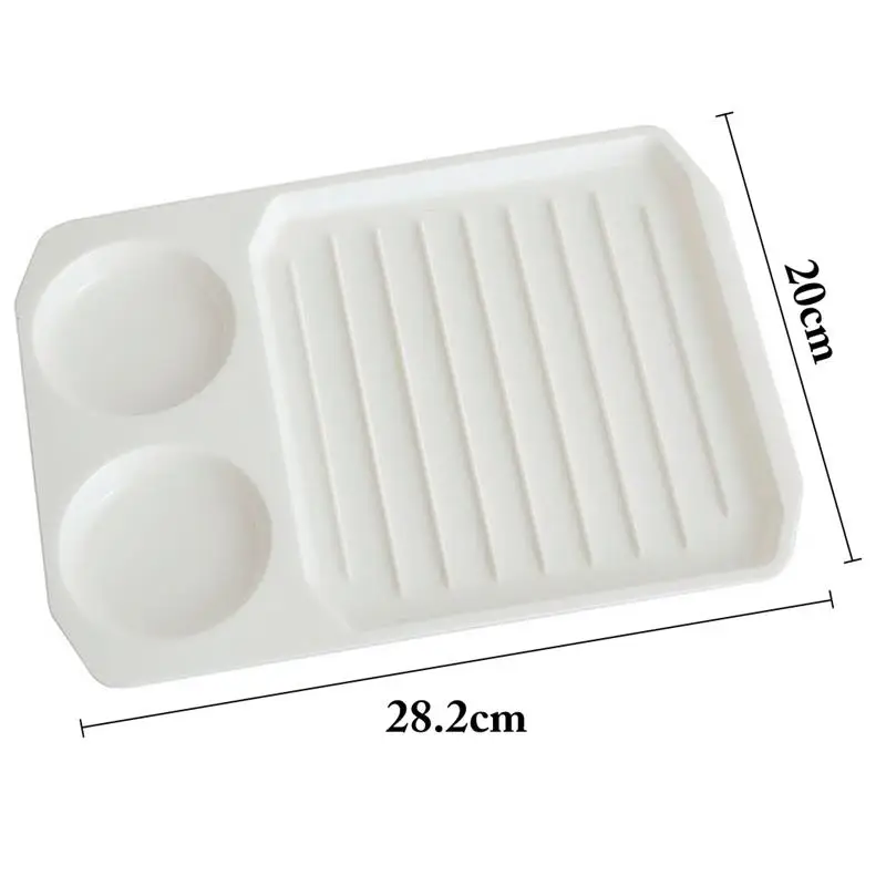 Kapmore 1pc Heat-Resistant Baking Tray Cooker Creative Bacon Microwave Tray Egg Food Rack DIY Baking Tools Accessories