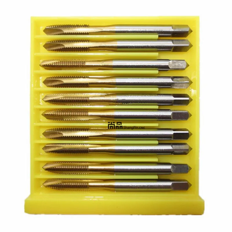 YAMAWA plating titanium machine tap HSS-E M2 M3 M4, M5 M6 M8 M10 M12 M14