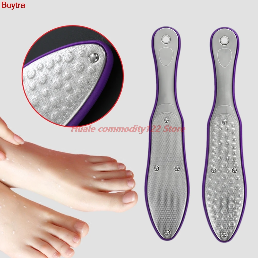 New Stainless Steel Foot Rasp Callus Dead Skin Remover Exfoliating Pedicure Hand Manual File 26CM Foot Care Tool Grade Random
