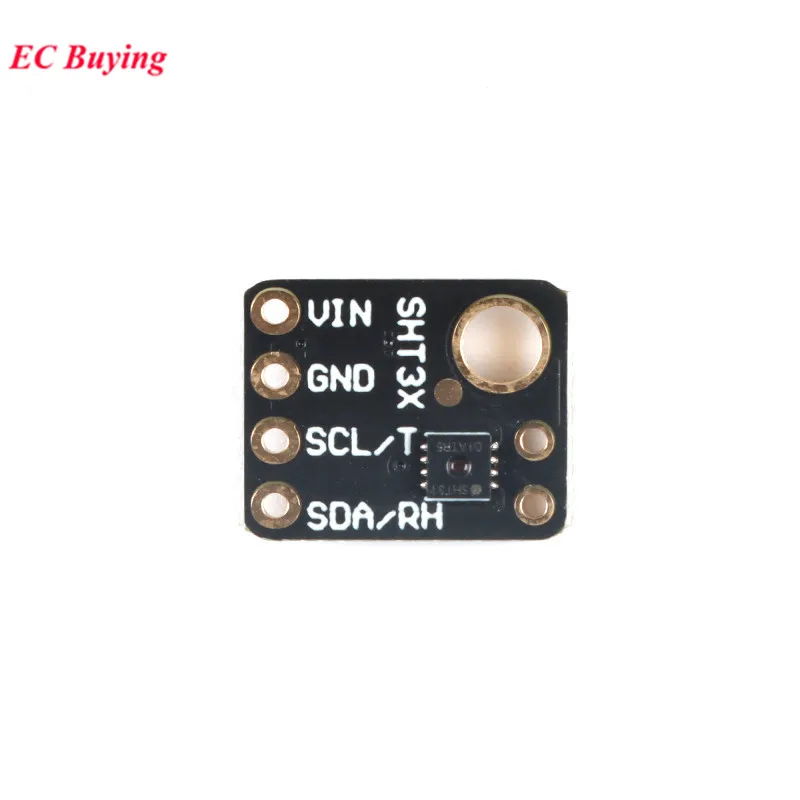 SHT31 Temperature SHT31-D Humidity Sensor Module Microcontroller IIC I2C Breakout Weather 3V 5V Compliant For Arduino
