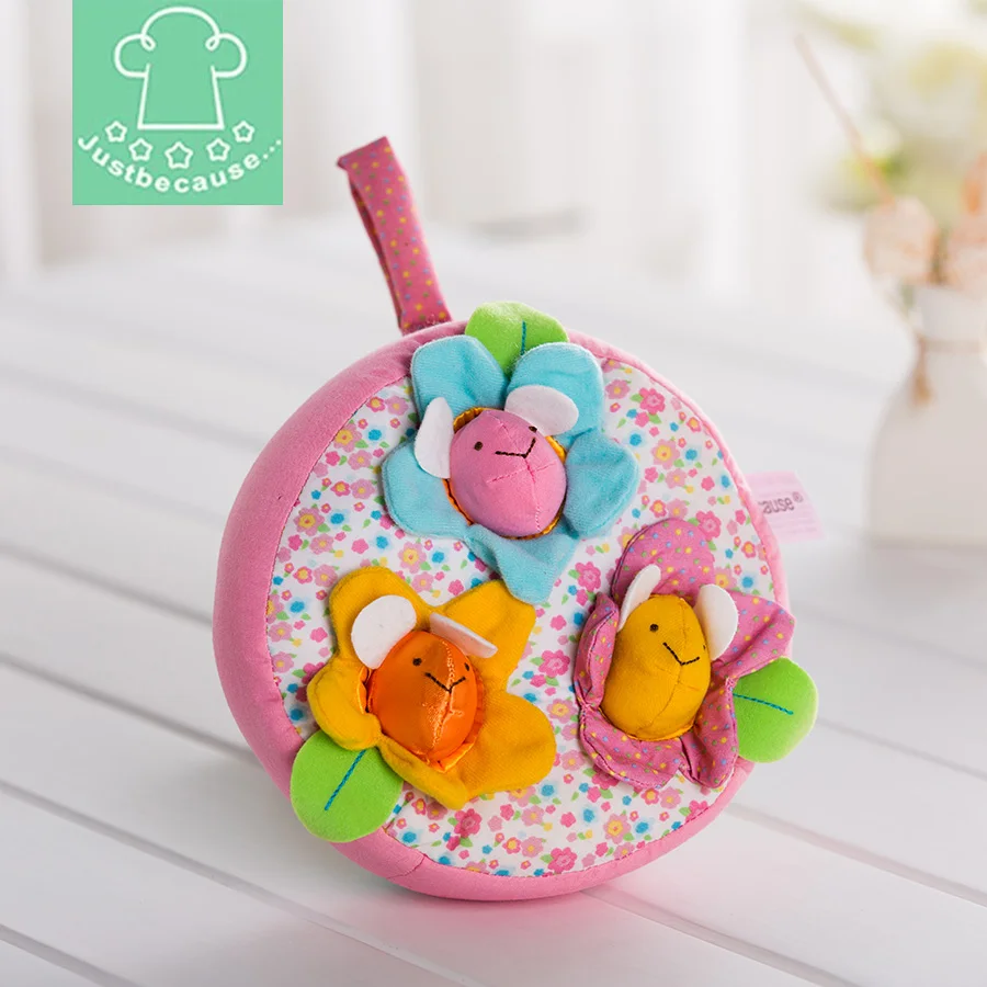 Kawaii Activiteit Speelgoed Tuin Met Bell 0-1 Jaar Voor Baby Baby Doll