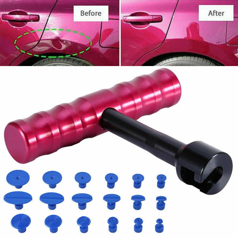 T Shape Dent Puller Car Auto Body Repair Suction Cup Slide Tool Sheet Metal Plastic Suction Cup Car Repair Tools Kits