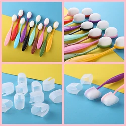 10 Pcs/set Blending Brushes Ergonomic Handles Used for Coloring Making Card Brushing Painting Craft Different Colors Small Tools