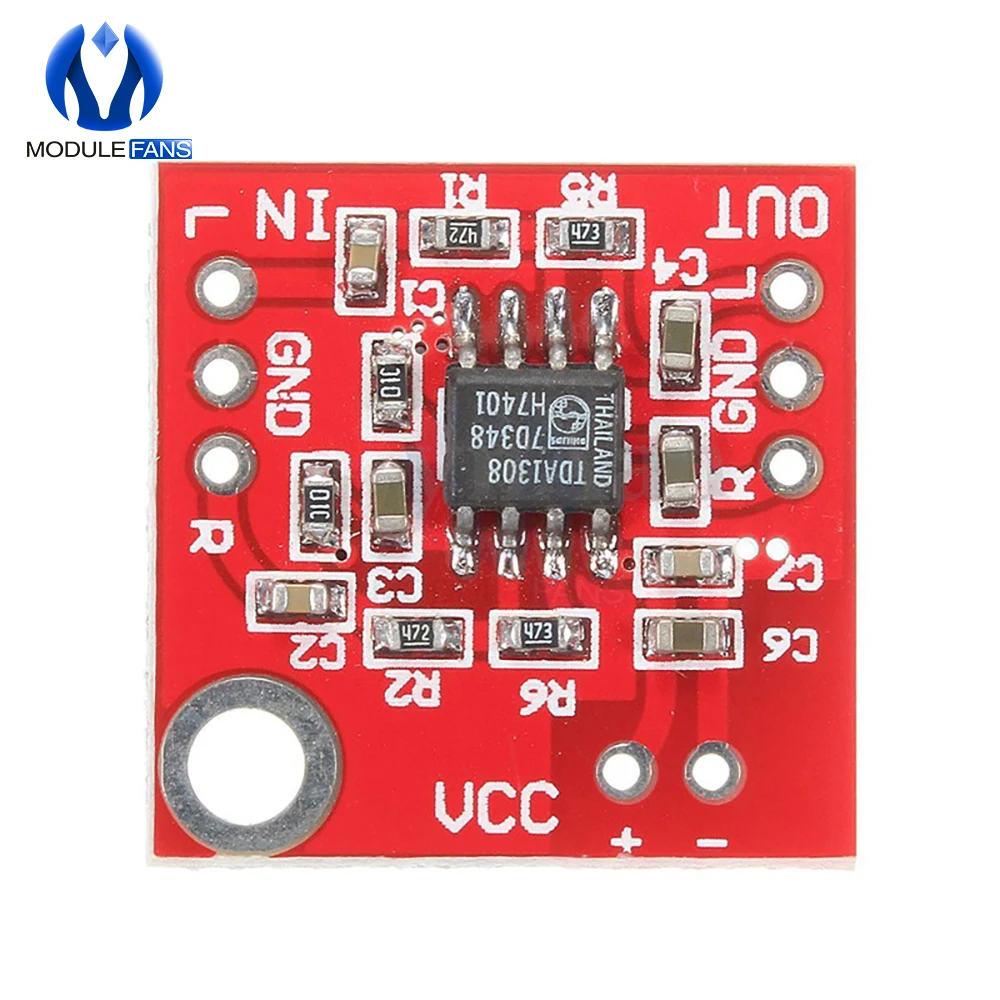 Stereo TDA1308 Headphone Amplifier Board Headset Amp Preamplifier Board Module 3V-6V Diy Kit Electronic PCB Board Module