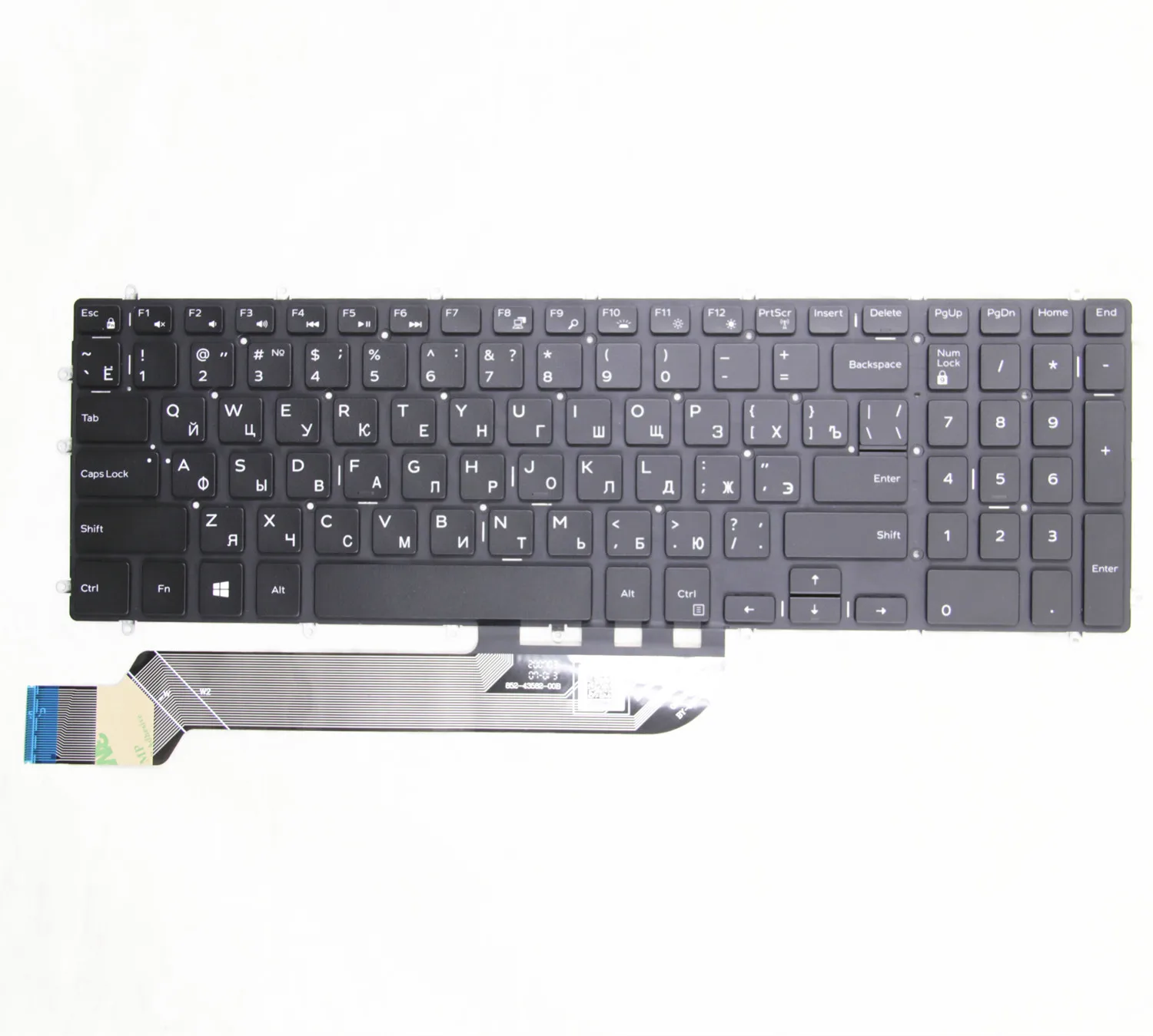 Teclado ruso Original para Dell 5583, 3572, 3578, 7577, G5, 5590, 5587, G7, 7790, 7580, 7590, G3, 3590, P72F, P71F y RU, nuevo, retroiluminado