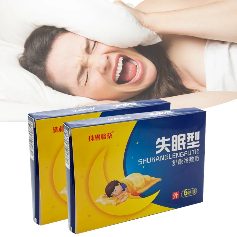 

6PCS Insomnia Stickers Improve Sleep Quality Help Sleeping Patch Relief Stress Anxiety Relax Medical Massage Plaster