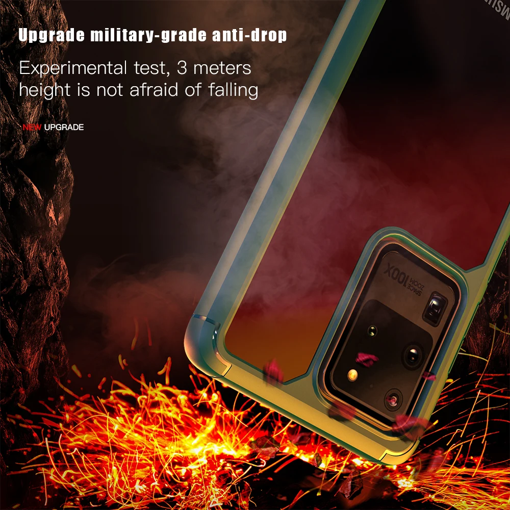 KEYSION Fashion Shockproof Case for Samsung Galaxy S24 S23 Plus S22 Ultra Transparent Silicone Phone Back Cover for Samsung S24+