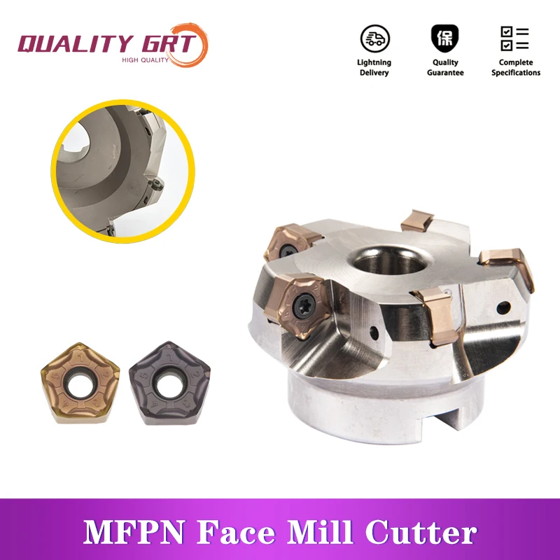 

Q.Grt MFPN66050R-4T MFPN66063R-5T CNC machining tool for heavy cutting MFPN milling cutter and PNMU0905 carbide Milling Insert