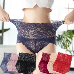 Large Size Underwear, High Waist Sexy Lace Panties, Abdomen and Hips, Ladies Briefs Wholesale Sexy Underwear Women