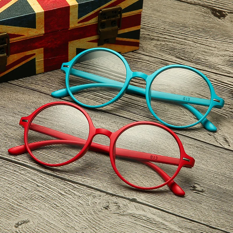 Read Eyeglass Men Women Round Vintage Reading Glasses Light Weight fashion Presbyopic glasses +1 +1.5 +2 +2.5 +3 +3.5