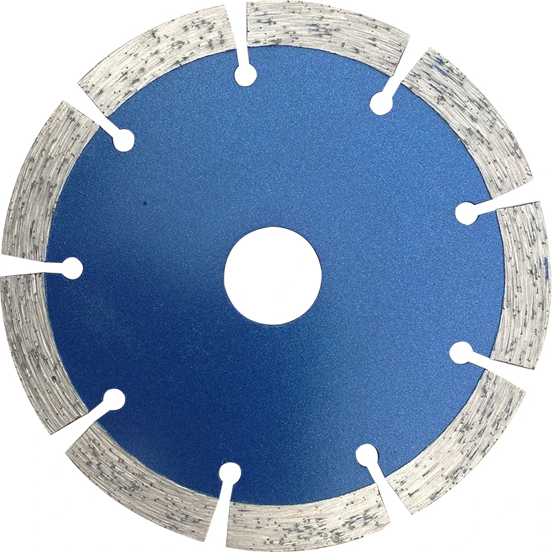 125x10x22.23-15.88mm  blue color cold press segment diamond saw blade for bricks, granite,marble and concrete.cutting tools