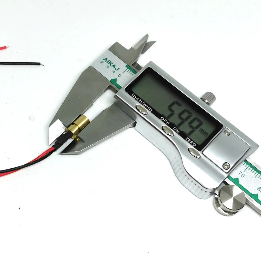 6x10 مللي متر صغير قابل للتعديل 1mw 650nm الليزر الأحمر وحدة التركيز Dot 3 فولت