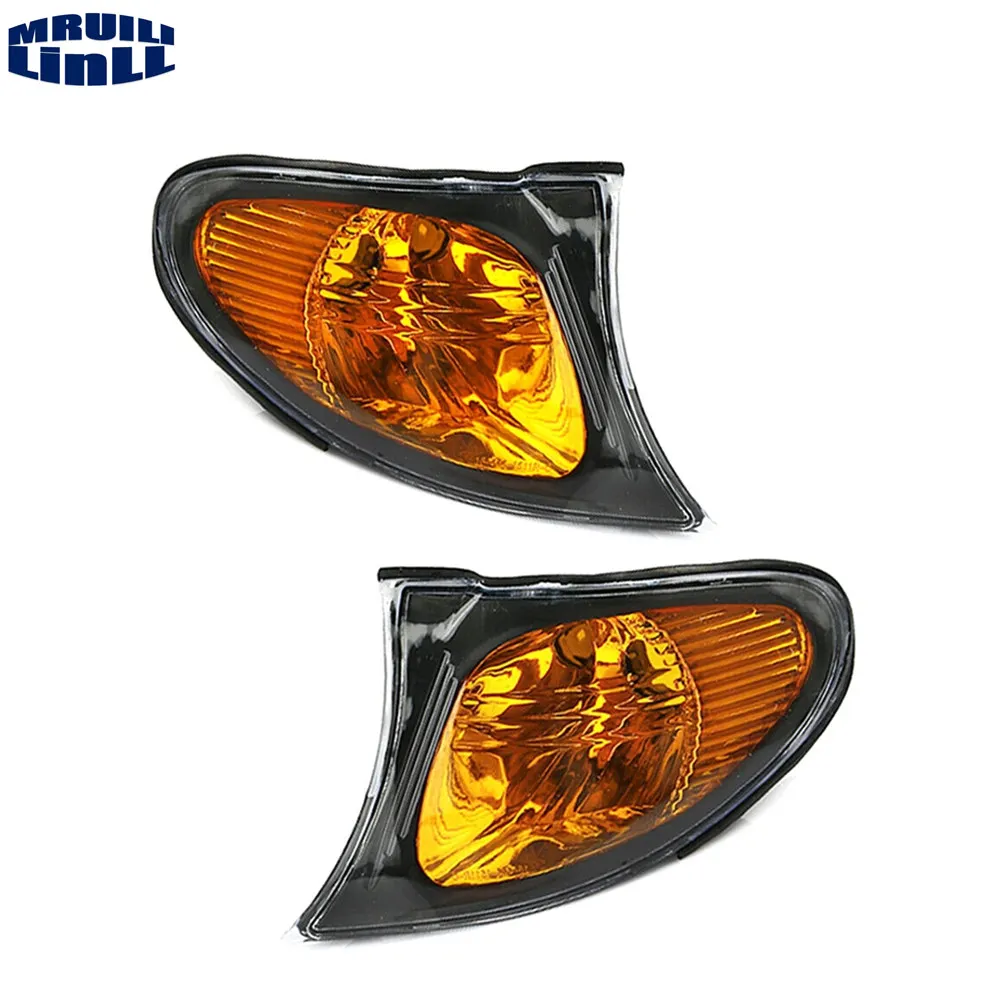 NEW Car Front Indicator Turn Signal Corner Lights 63137165859 63137165860 For BMW 3 Series E46 4-Door 325i 325xi