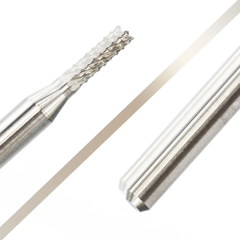 10 Pcs 1.3 / 1.4/1.5Mm Pcb Frees 3.175Mm Shank Cnc Machine Router Bit Carbide End molen Pcb