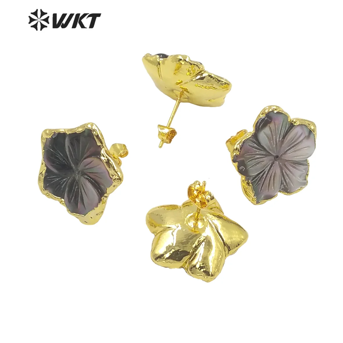 

WT-MPE064 New Style Beautiful Women Earrings Flower Shaped Shell Earrings Cute Little Anniversary Jewelry Gift for Lovers