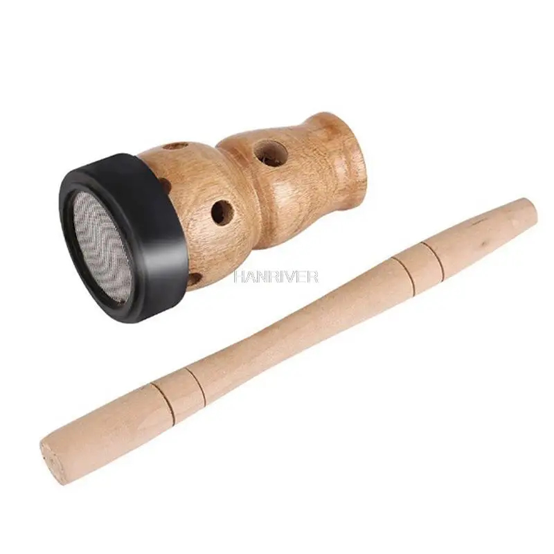 1 set Wooden Gourd Moxa Mugwort Moxibustion Box Wooden Gourd Device Massage Burner Roll Set Wormwood Artemisia Acupuncture Moxa