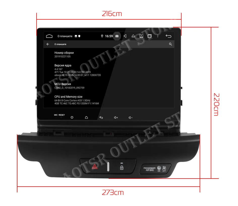 Android dla KIA Ceed 2018 2019 Samochodowy odtwarzacz multimedialny z magnetofonem GPS Navi Auto Audio Video Radio Stereo Carplay Head Unit